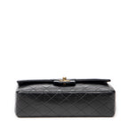 Shoulder Bag Classic Double Flap 26 Black Quilted Lambskin Leather