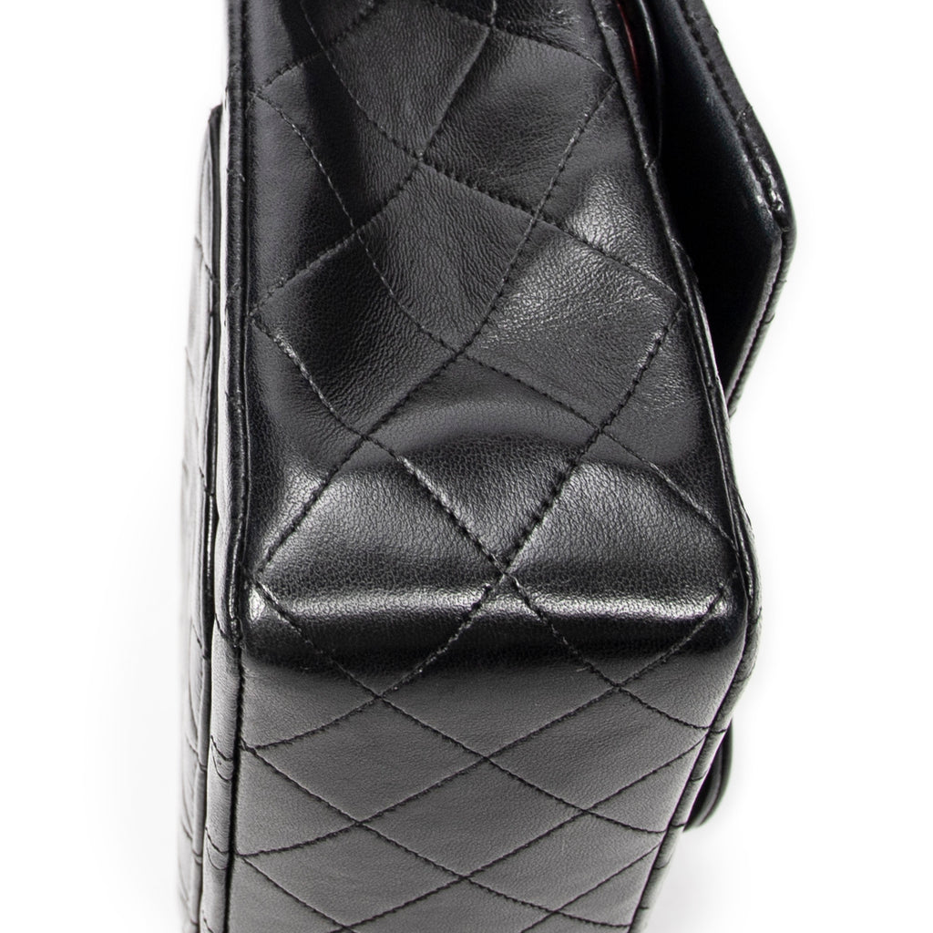 Shoulder Bag Classic Double Flap 26 Black Quilted Lambskin Leather