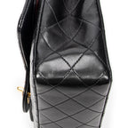 Shoulder Bag Classic Double Flap 26 Black Quilted Lambskin Leather