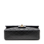 Shoulder Bag Classic Double Flap 26 Black Quilted Lambskin Leather