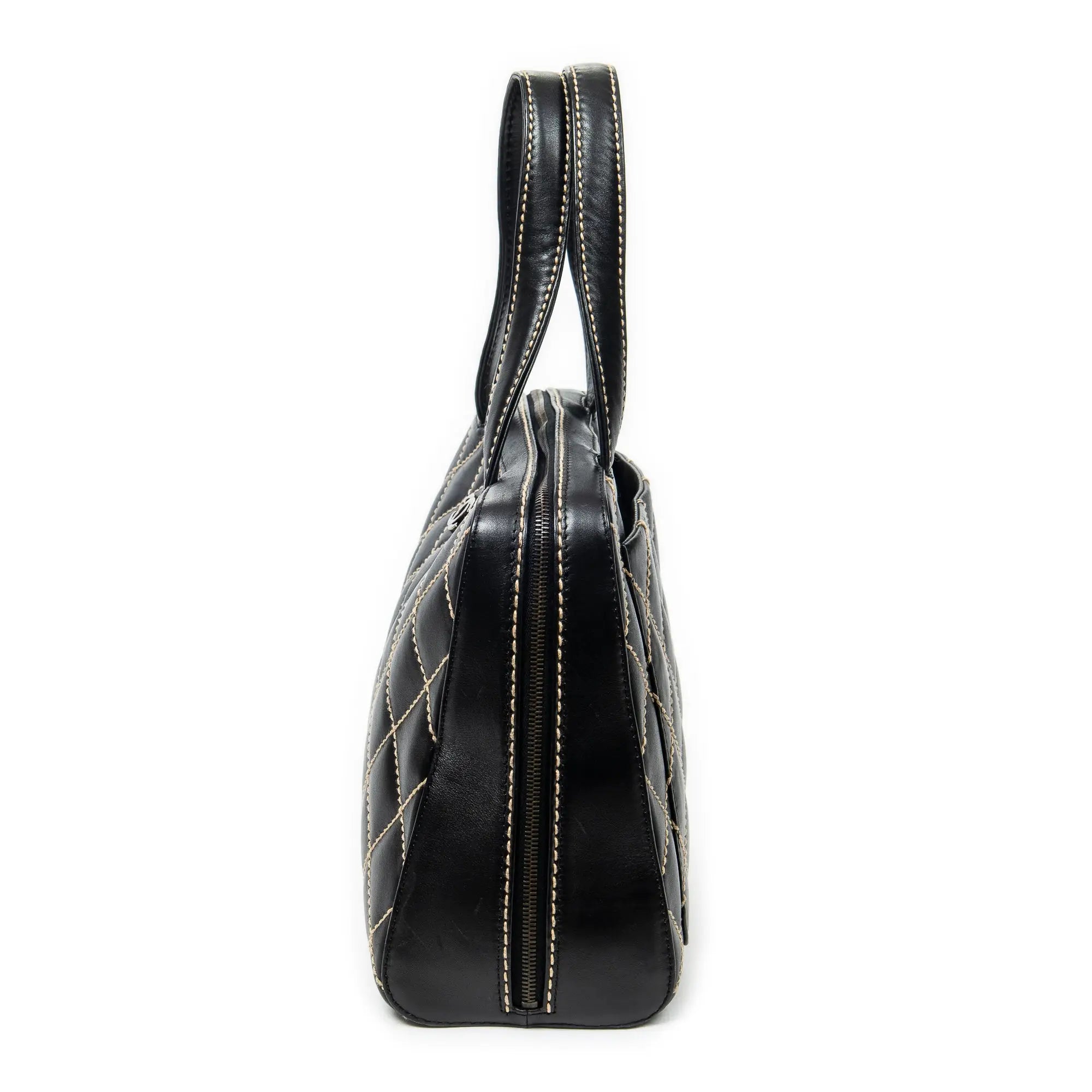 Chanel - Sac cabas carré CC Wild Stitch - Noir