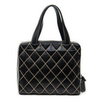Chanel - Sac cabas carré CC Wild Stitch - Noir