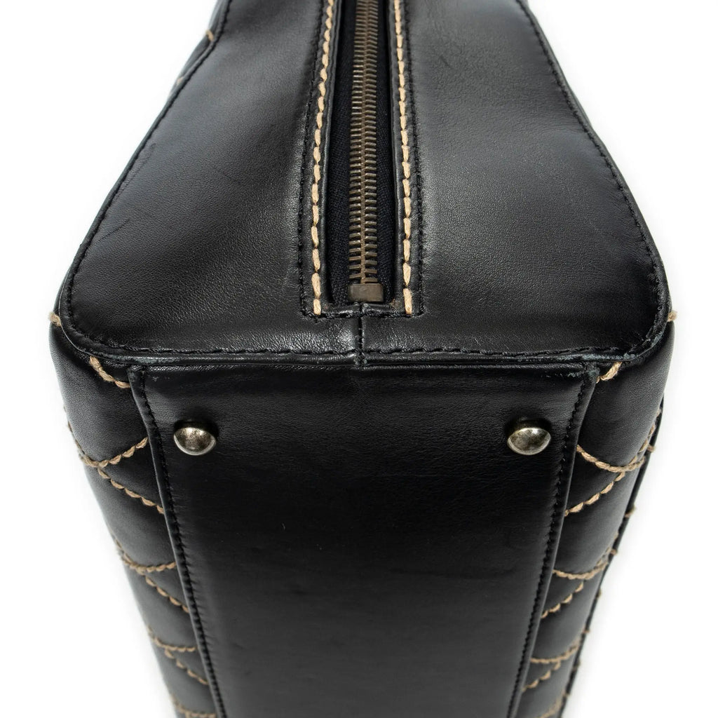 Chanel - Sac cabas carré CC Wild Stitch - Noir