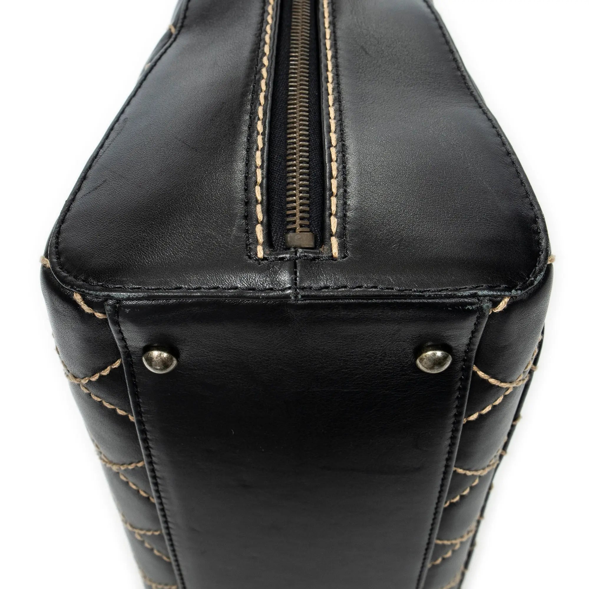 Chanel - Sac cabas carré CC Wild Stitch - Noir
