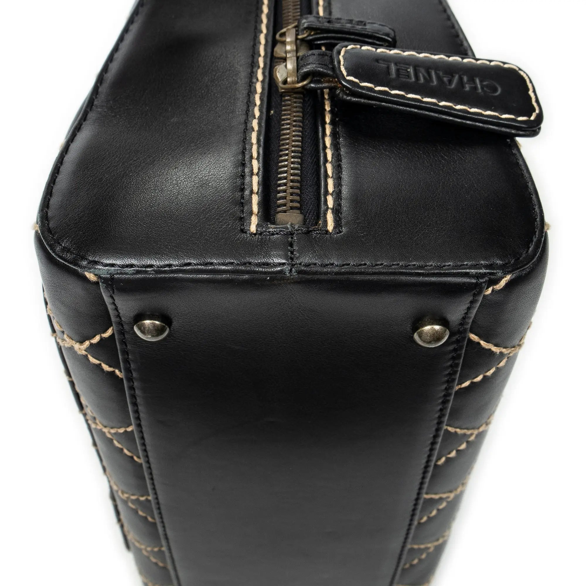Chanel - Sac cabas carré CC Wild Stitch - Noir