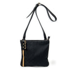 Bandolera Web Jolicoeur Crossbody de lona monogram negra