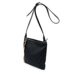 Bandolera Web Jolicoeur Crossbody de lona monogram negra