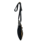 Bandolera Web Jolicoeur Crossbody de lona monogram negra
