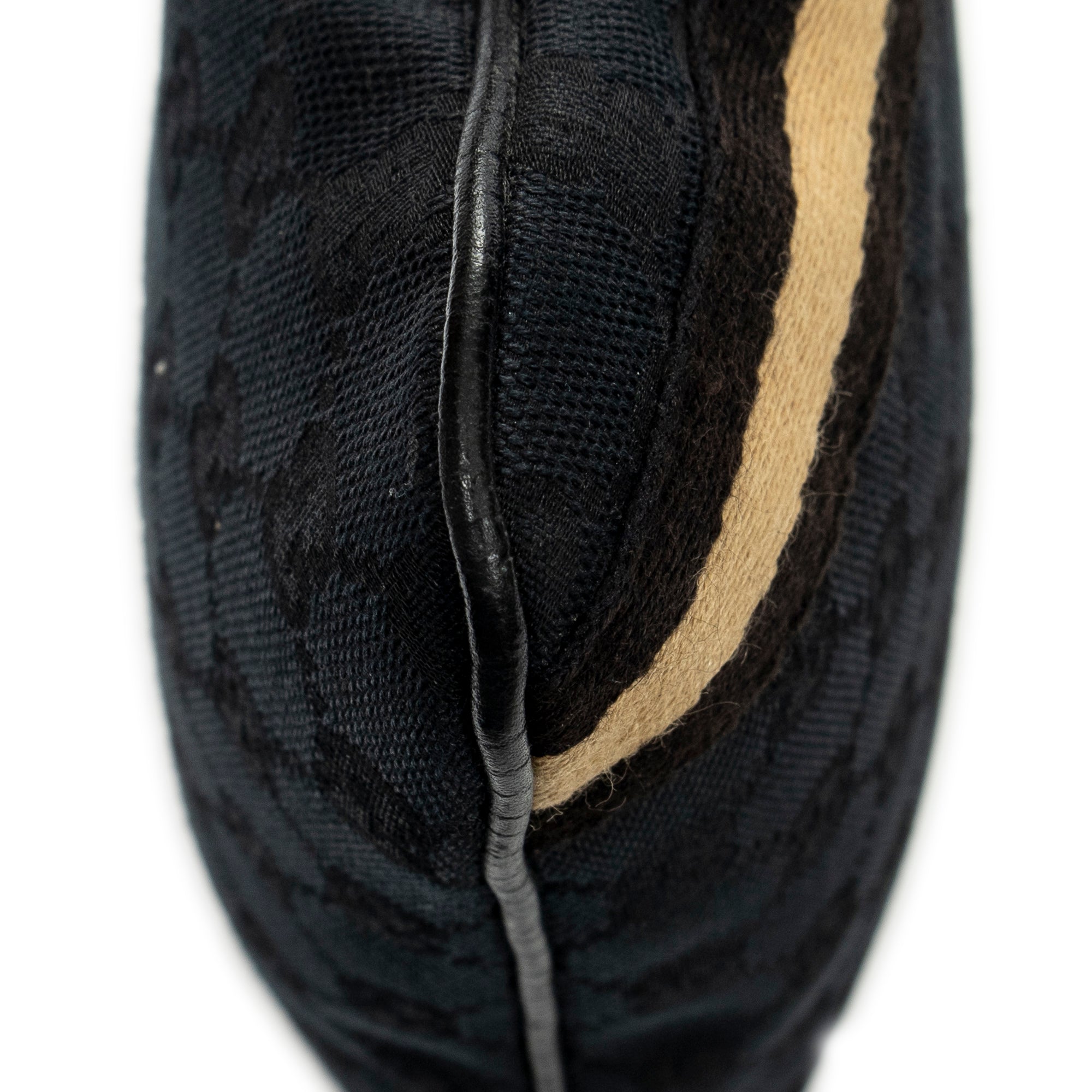 Bandolera Web Jolicoeur Crossbody de lona monogram negra