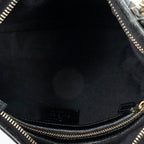 Bandolera Web Jolicoeur Crossbody de lona monogram negra