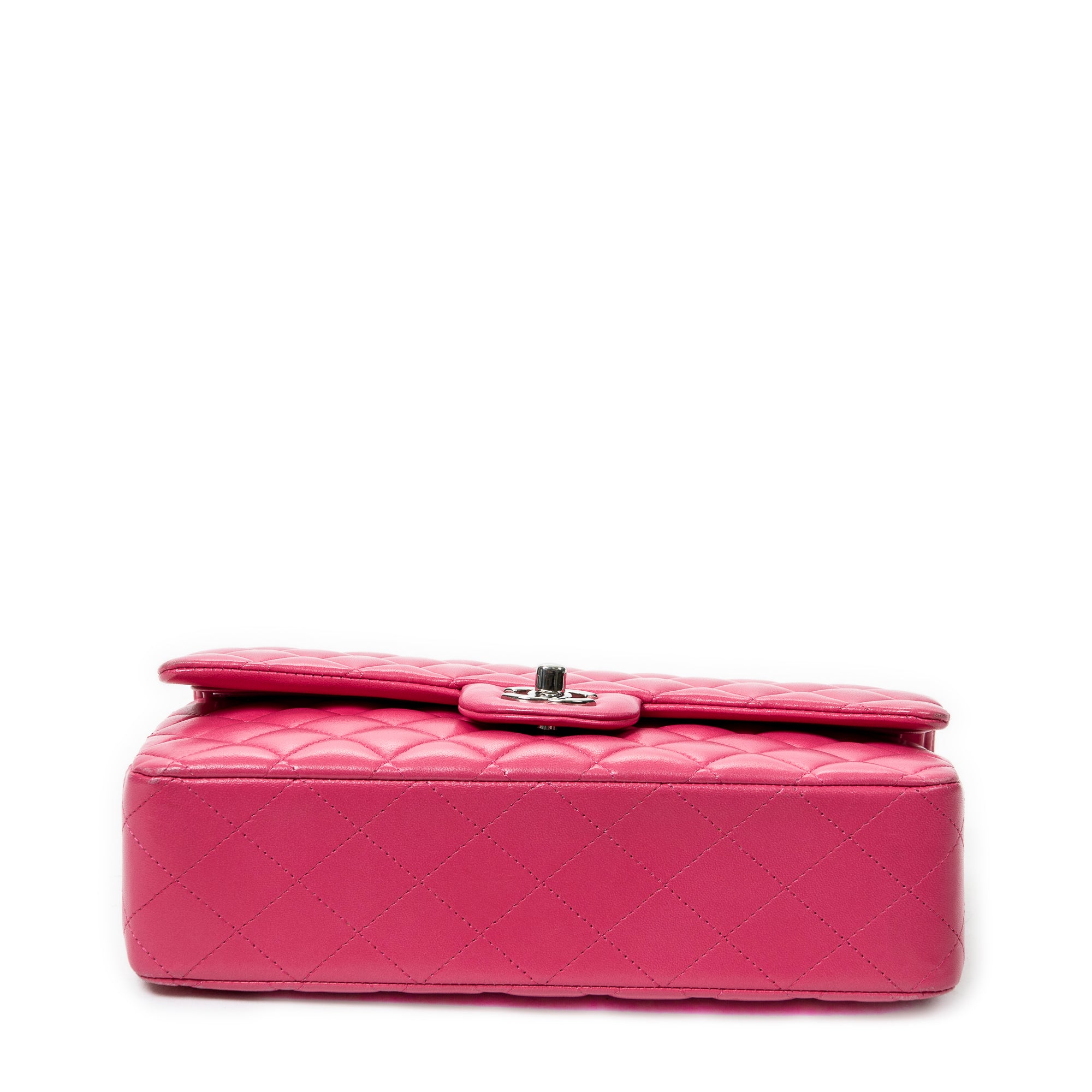 Shoulder Bag Classic Double Flap 26 Pink Quilted Lambskin Leather