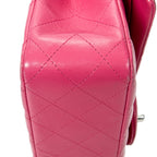 Shoulder Bag Classic Double Flap 26 Pink Quilted Lambskin Leather