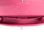 Shoulder Bag Classic Double Flap 26 Pink Quilted Lambskin Leather