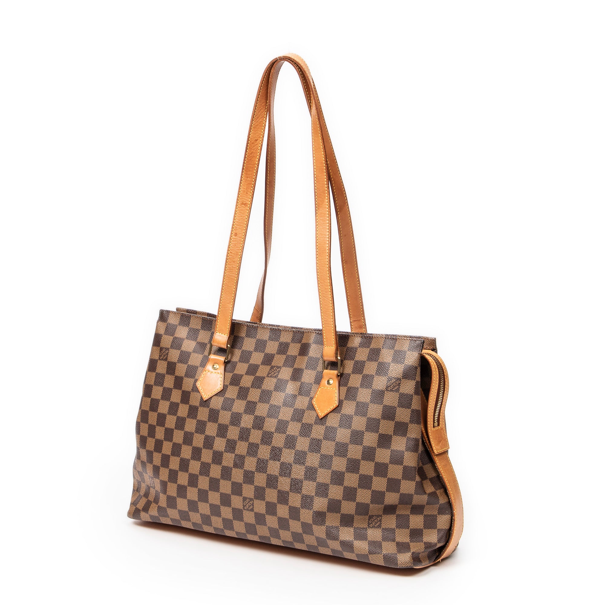 Shoulder Bag Columbine GM Brown Damier Ebene