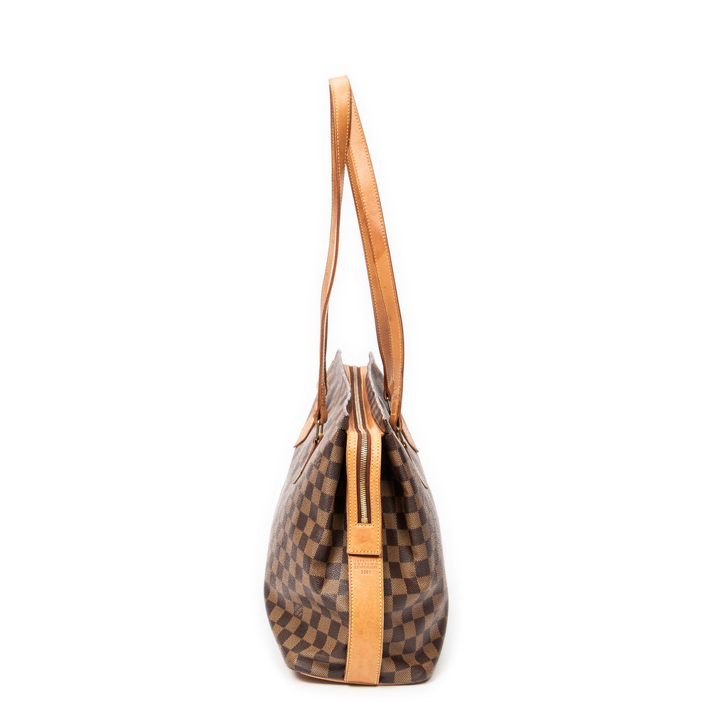 Shoulder Bag Columbine GM Brown Damier Ebene