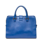 Bolso de Hombro Pequeño Monogram Cabas de Piel de Becerro Azul
