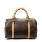 Handbag Vintage Small Boston Beige Macadam Coated Canvas