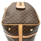 Bolso de mano Boston pequeño vintage de lona revestida Macadam beige