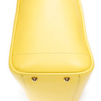 Shoulder Bag Heritage Tote Yellow Grained Calfskin Leather
