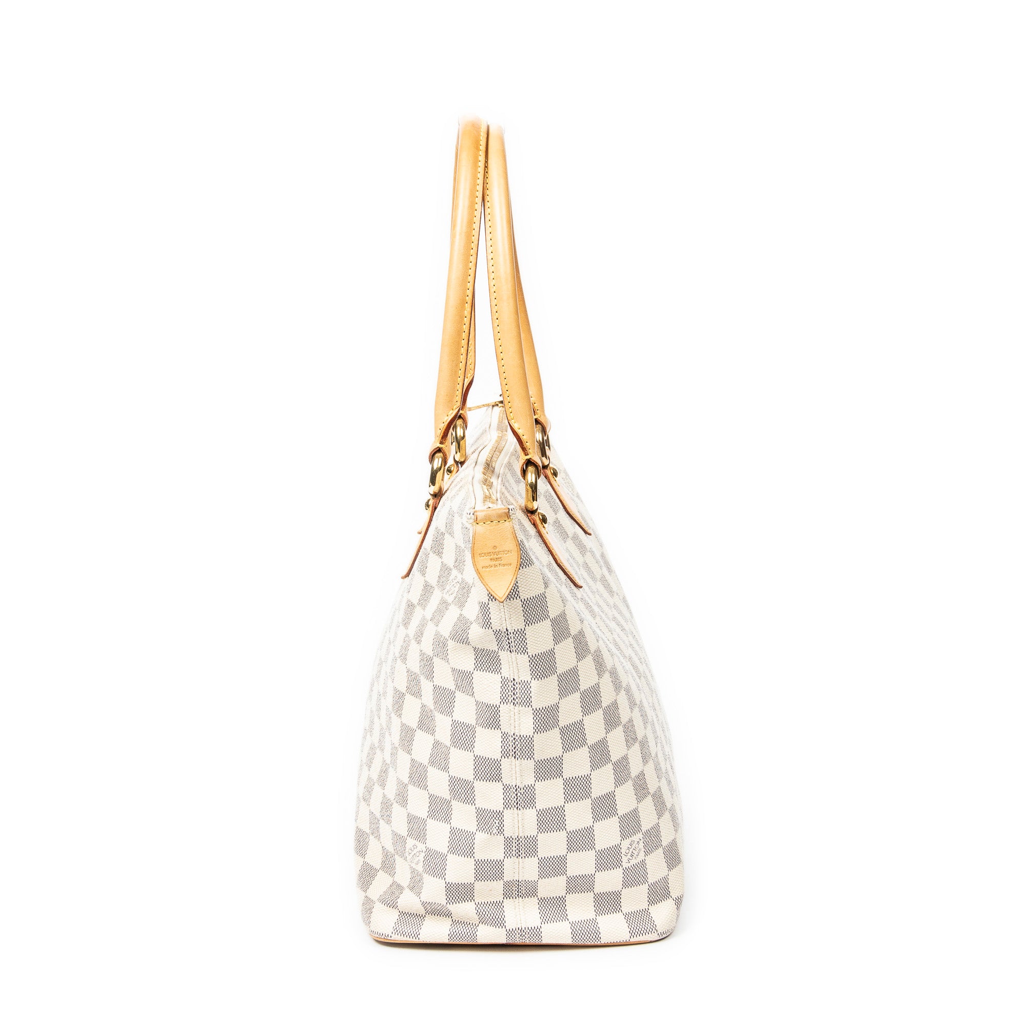 Shoulder Bag Saleya MM Ivory Damier Azur