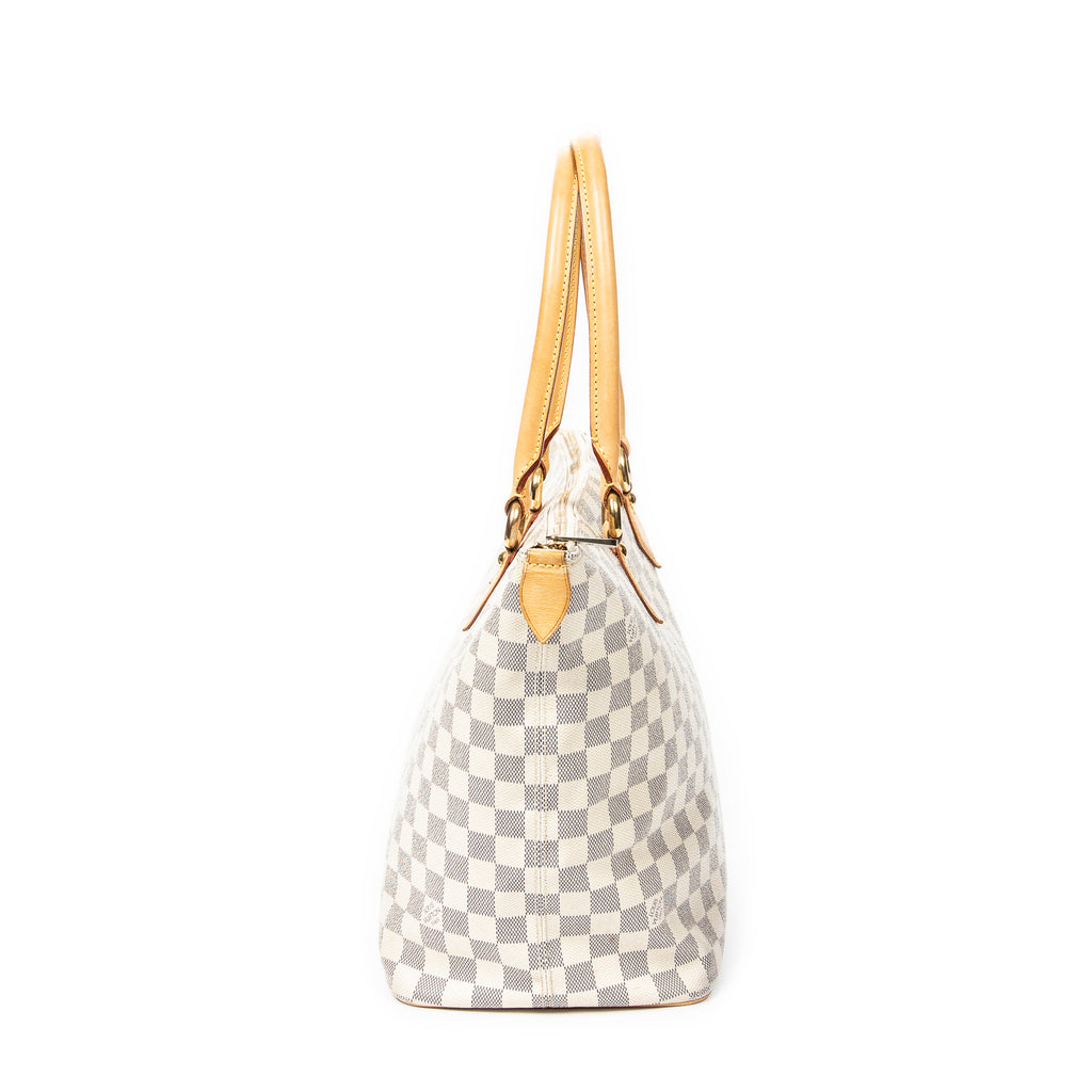 Shoulder Bag Saleya MM Ivory Damier Azur