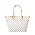 Shoulder Bag Saleya MM Ivory Damier Azur