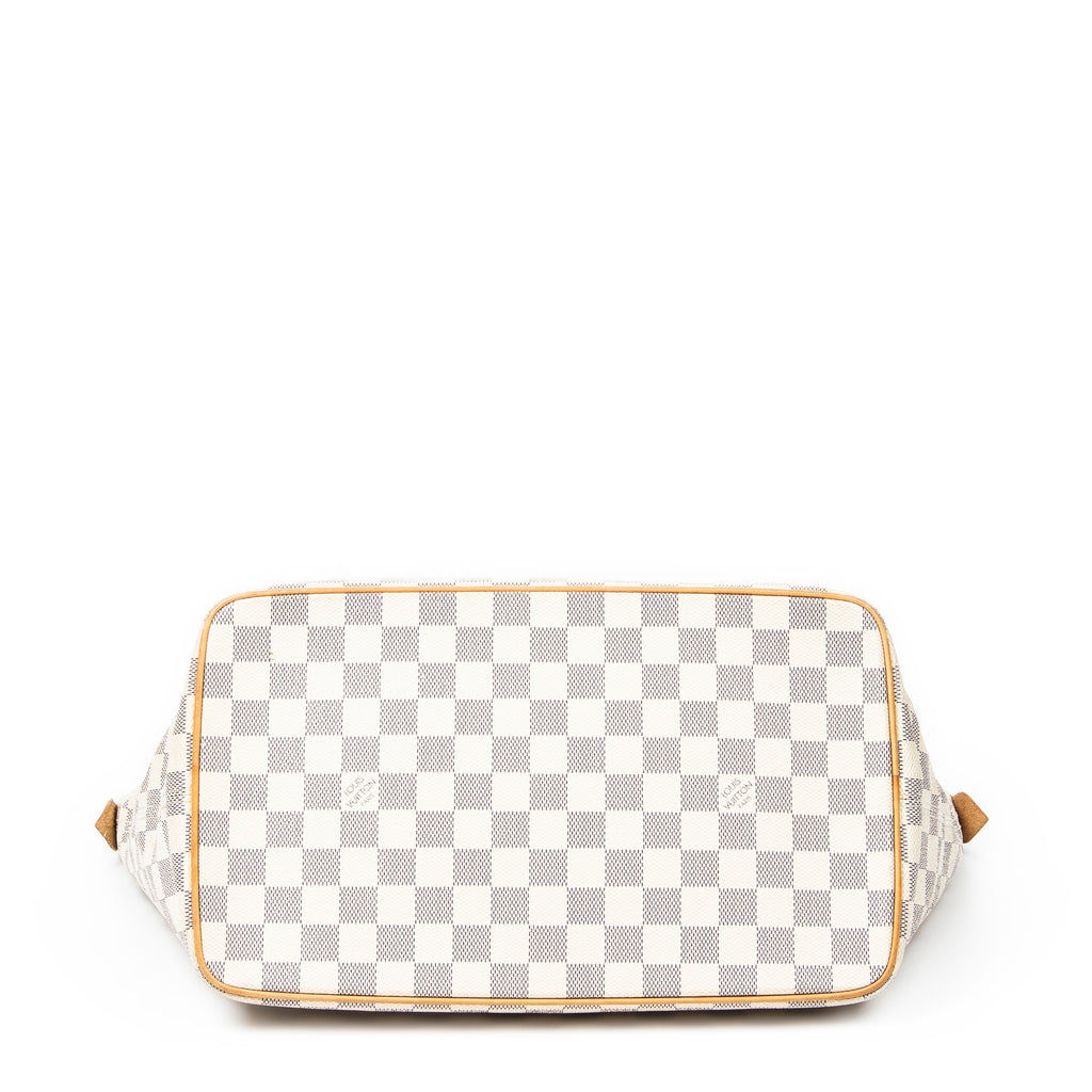Shoulder Bag Saleya MM Ivory Damier Azur