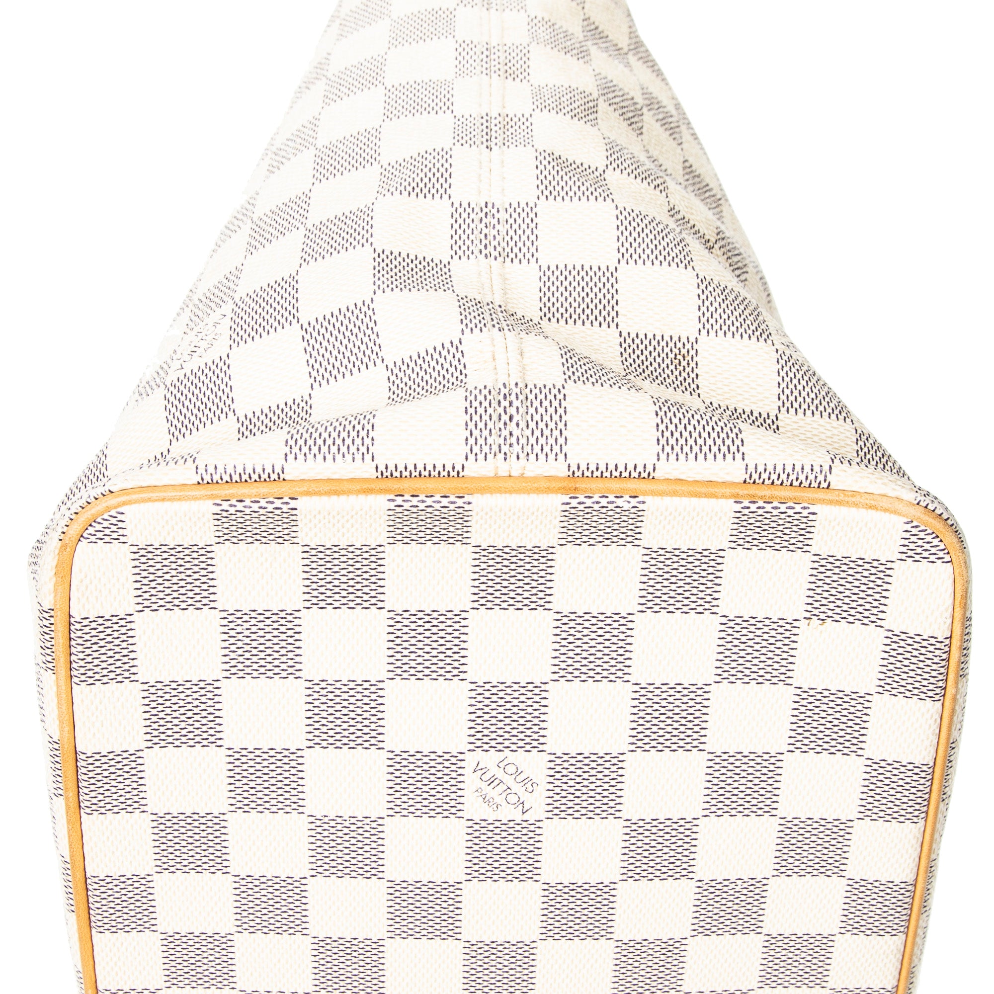 Shoulder Bag Saleya MM Ivory Damier Azur