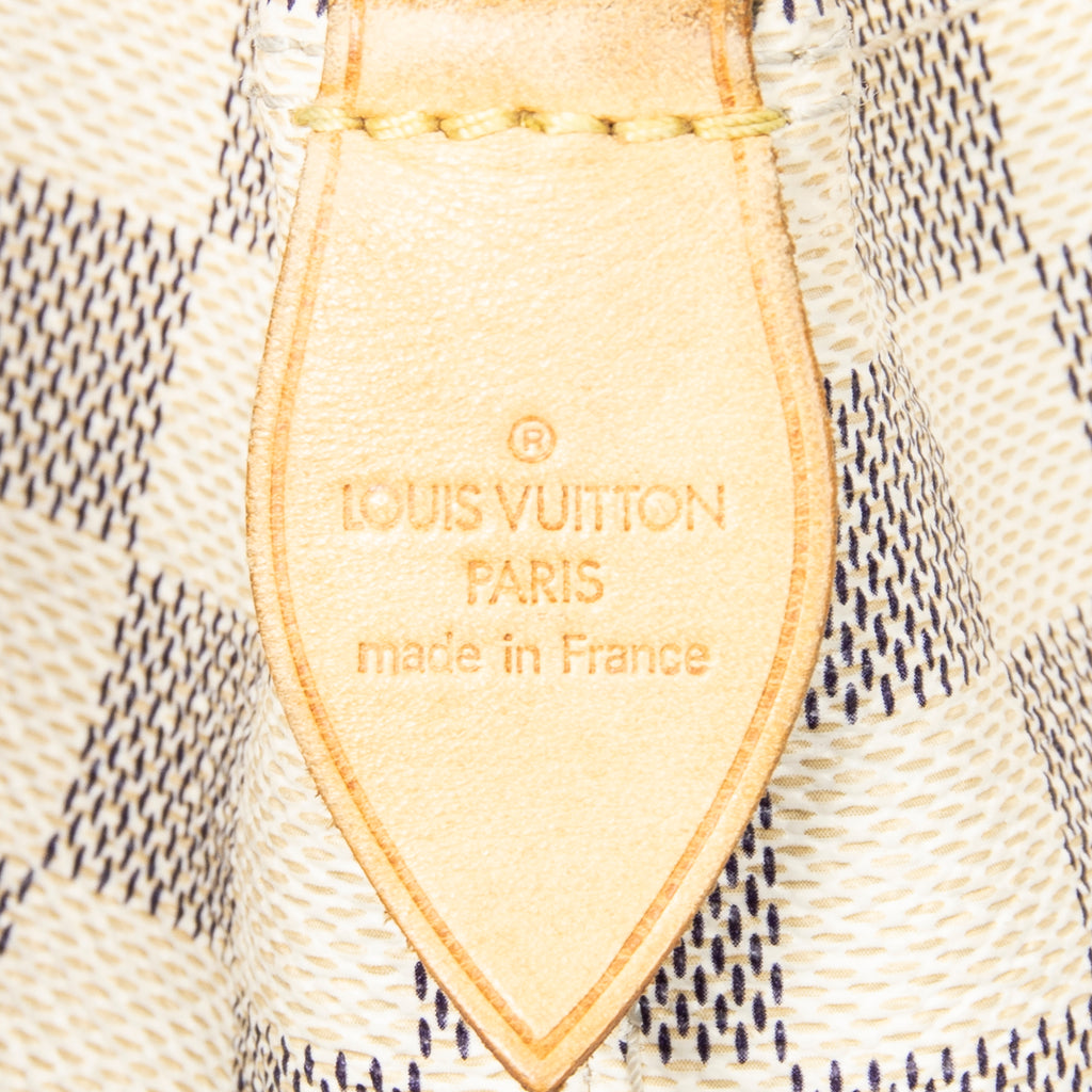 Shoulder Bag Saleya MM Ivory Damier Azur
