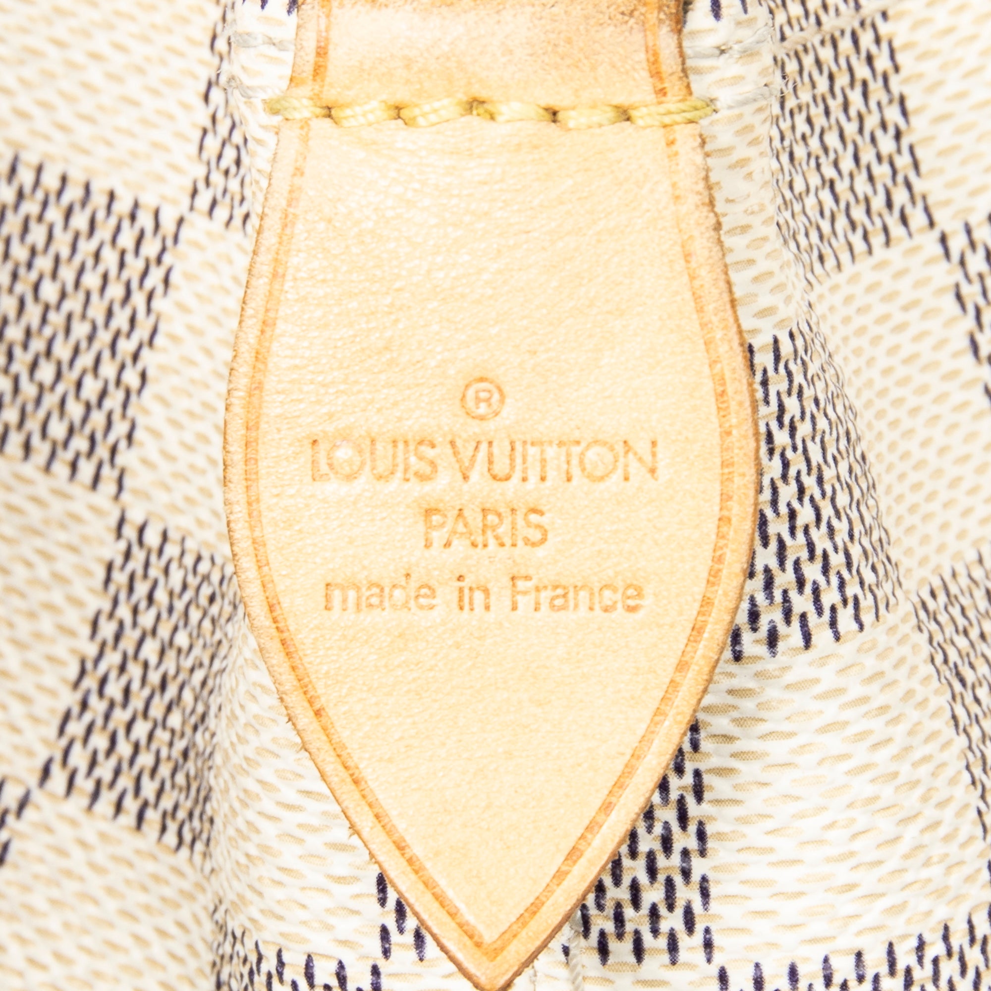 Shoulder Bag Saleya MM Ivory Damier Azur