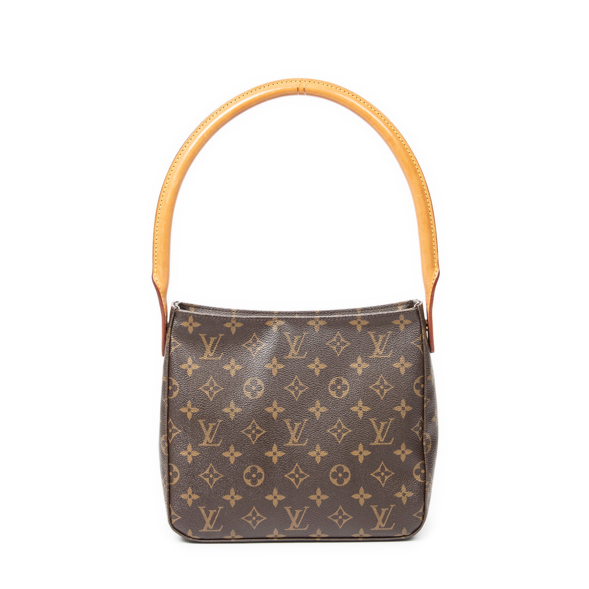 Shoulder Bag Looping MM Brown Monogram Canvas