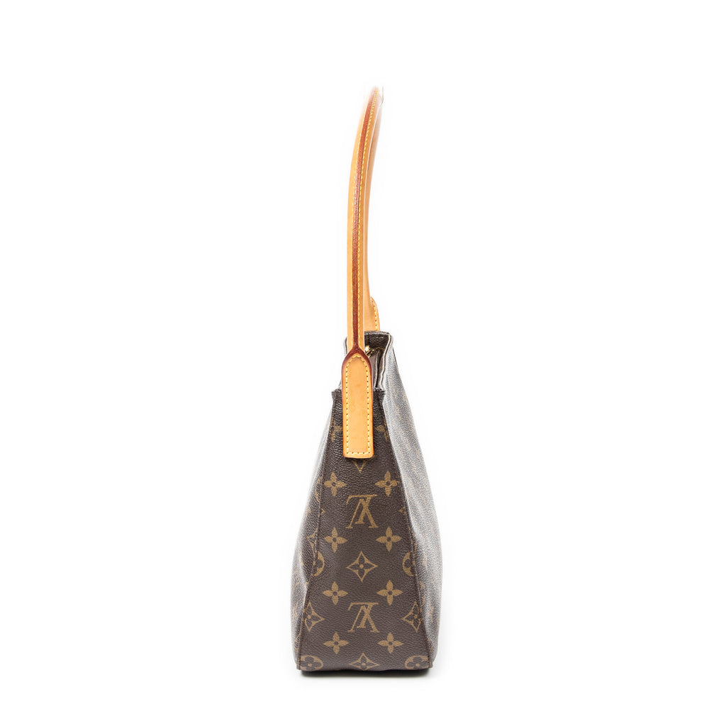 Shoulder Bag Looping MM Brown Monogram Canvas