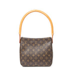 Shoulder Bag Looping MM Brown Monogram Canvas