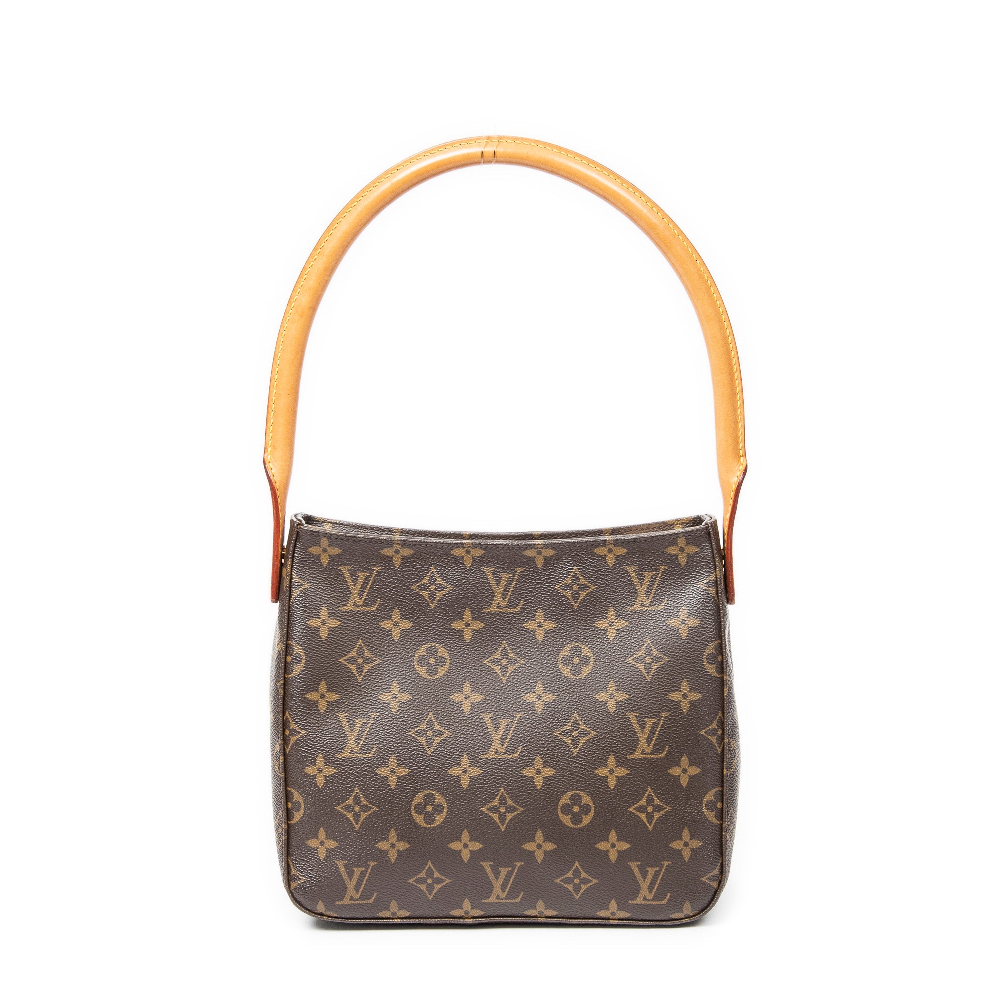 Shoulder Bag Looping MM Brown Monogram Canvas