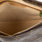 Shoulder Bag Looping MM Brown Monogram Canvas