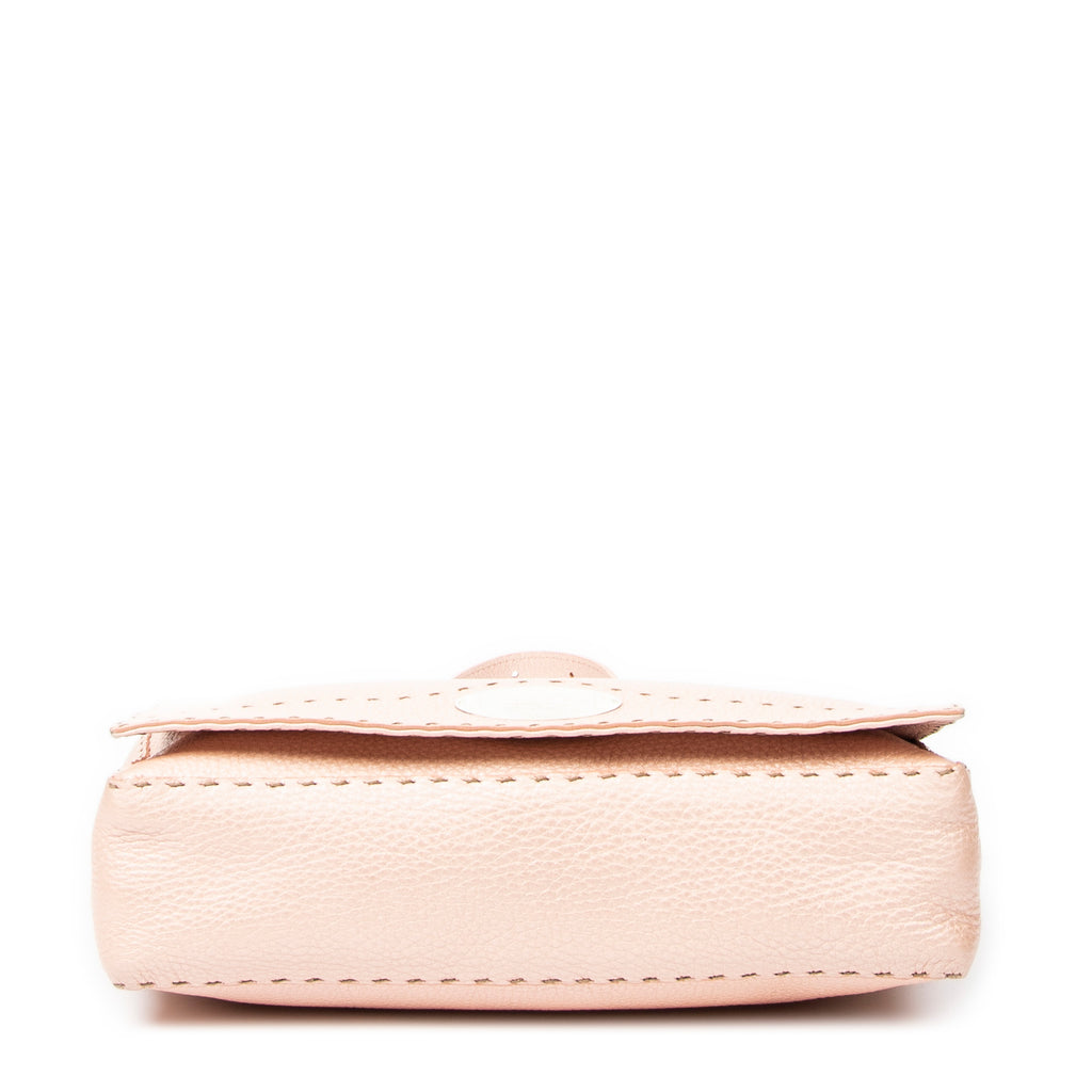 Shoulder Bag Selleria Flap Messenger Pink Selleria Leather
