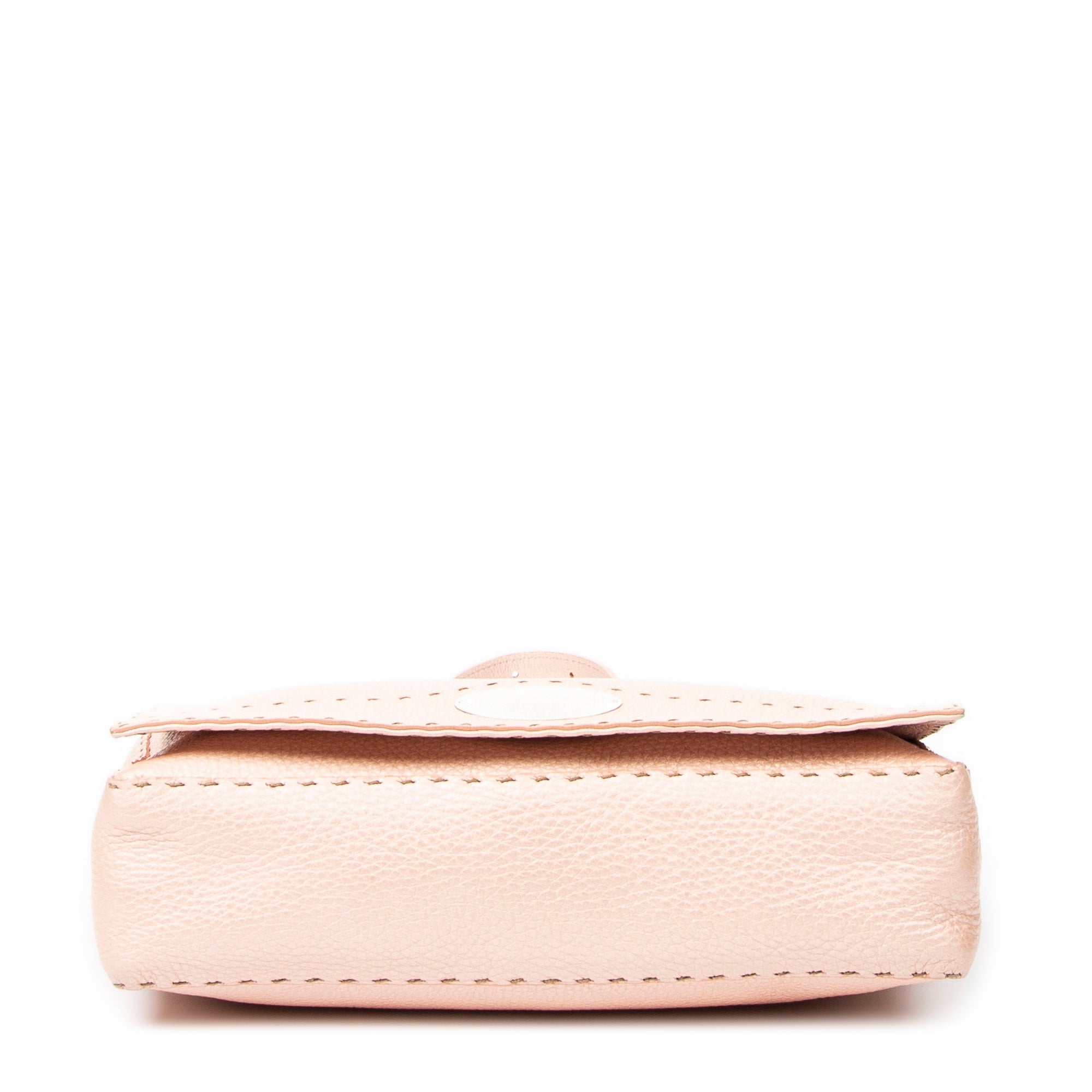Shoulder Bag Selleria Flap Messenger Pink Selleria Leather