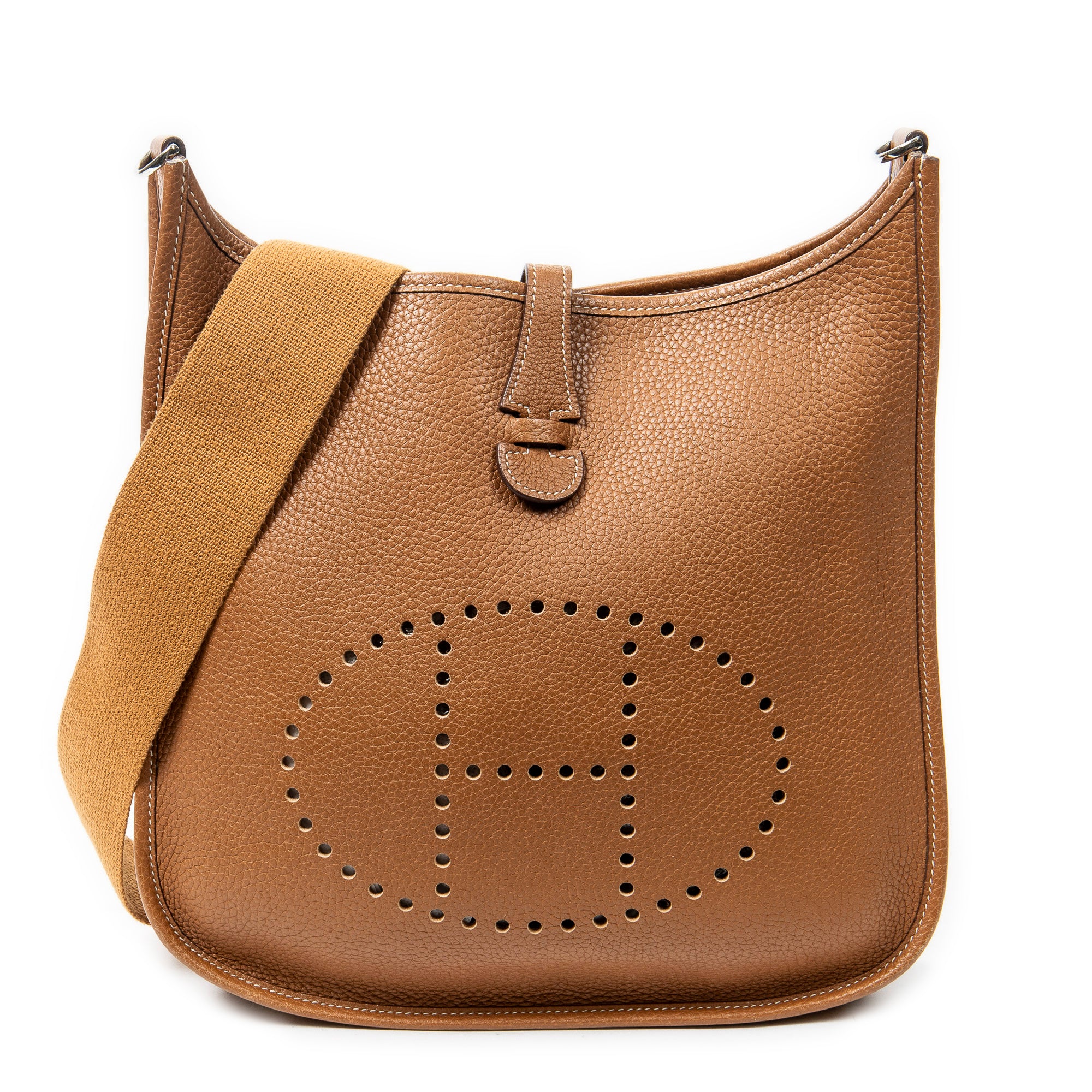 Bolso de Hombro Evelyne I PM Piel Clemence Color Oro