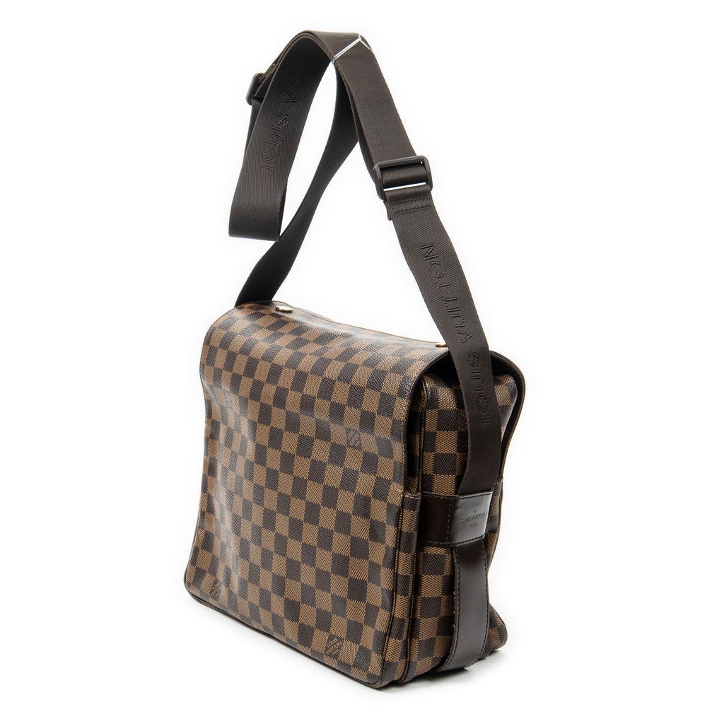Shoulder Bag Naviglio Brown Damier Ebene