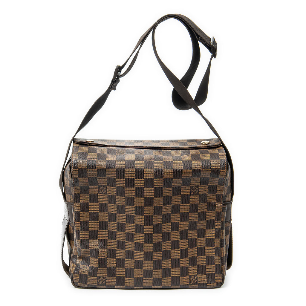 Shoulder Bag Naviglio Brown Damier Ebene