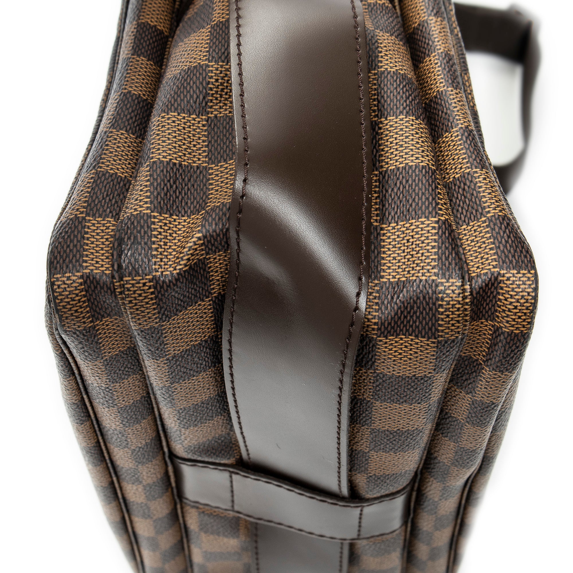Shoulder Bag Naviglio Brown Damier Ebene