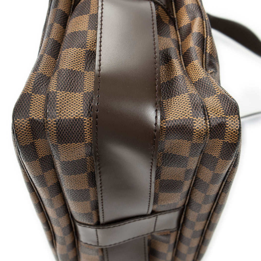 Shoulder Bag Naviglio Brown Damier Ebene