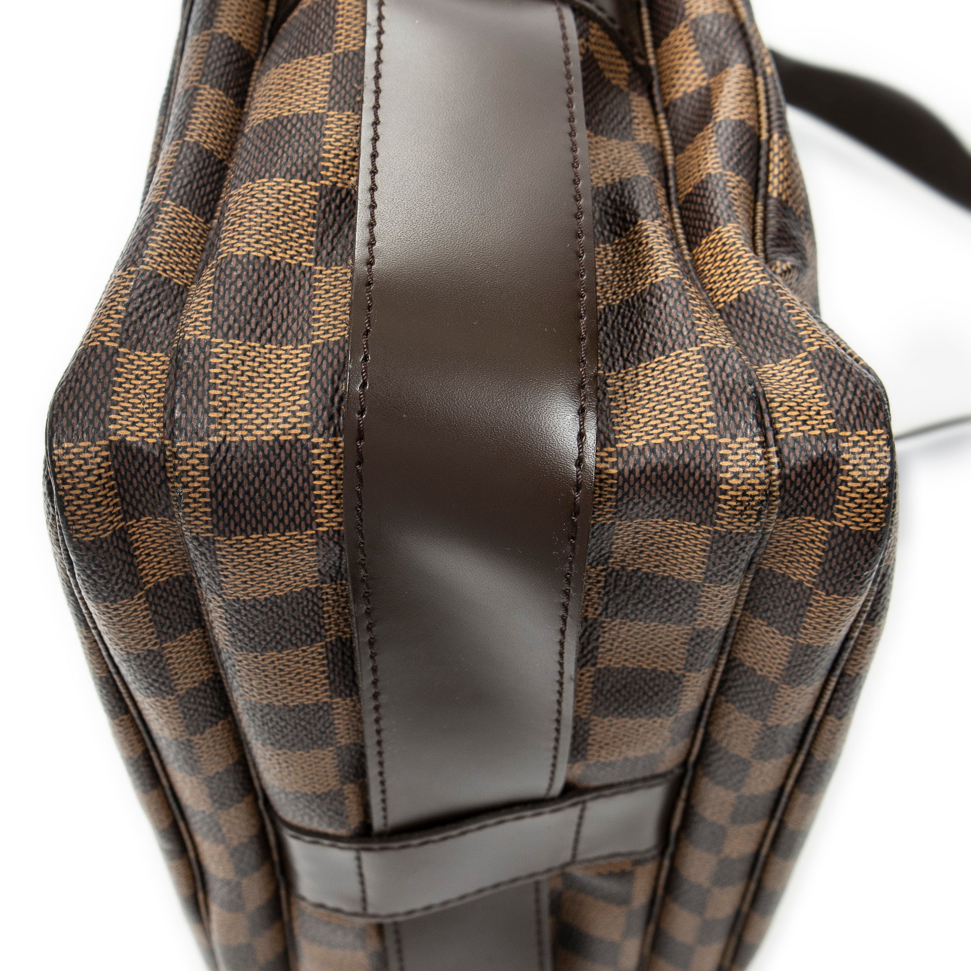 Shoulder Bag Naviglio Brown Damier Ebene