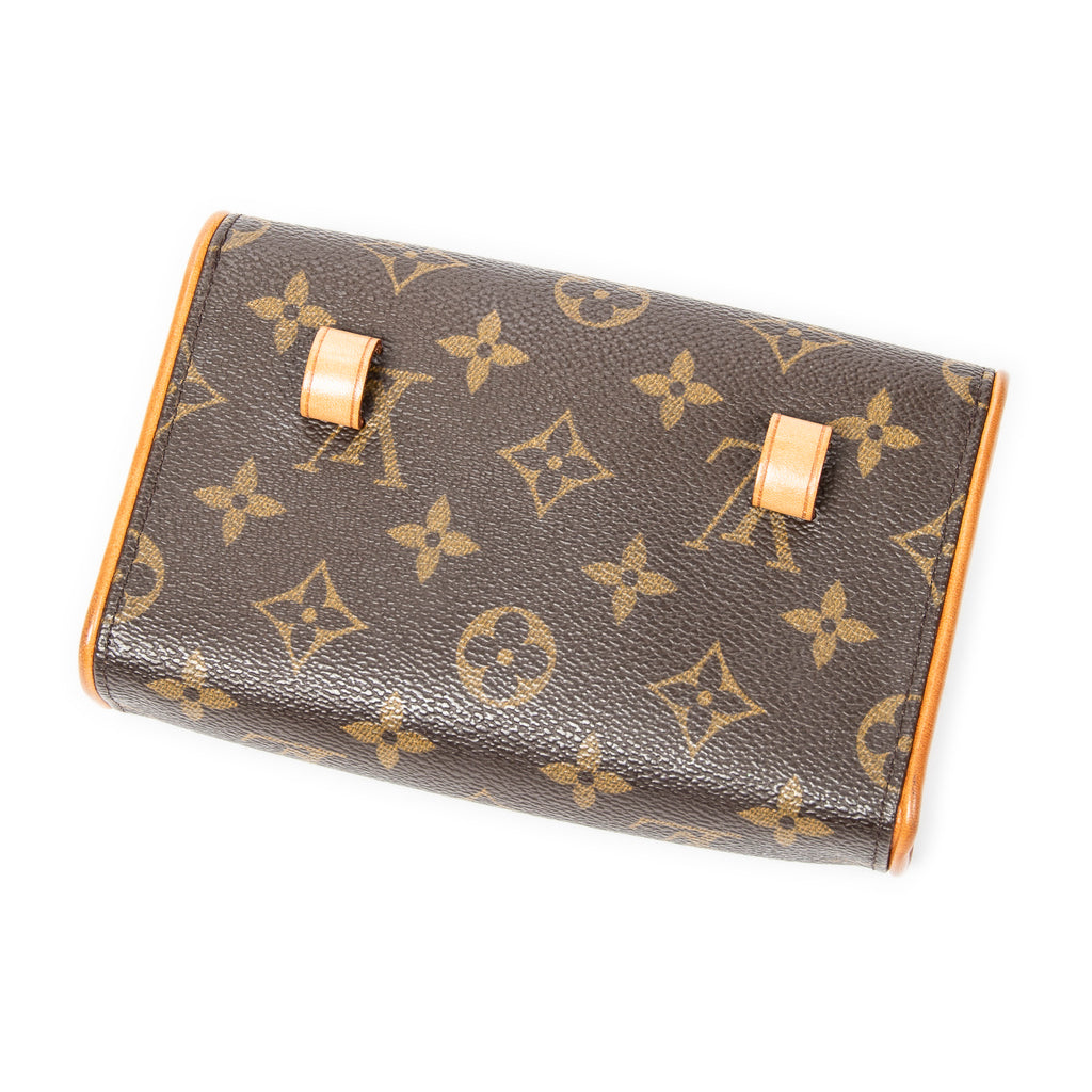 Shoulder Bag Florentine Brown Monogram Canvas
