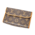 Shoulder Bag Florentine Brown Monogram Canvas