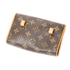 Shoulder Bag Florentine Brown Monogram Canvas