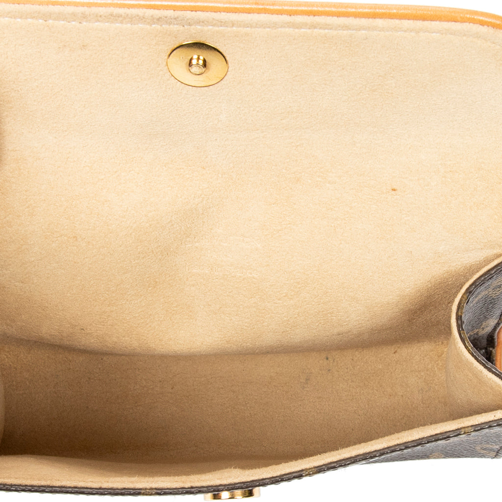 Shoulder Bag Florentine Brown Monogram Canvas