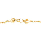 Collar con colgante CC Cadena bañada en oro