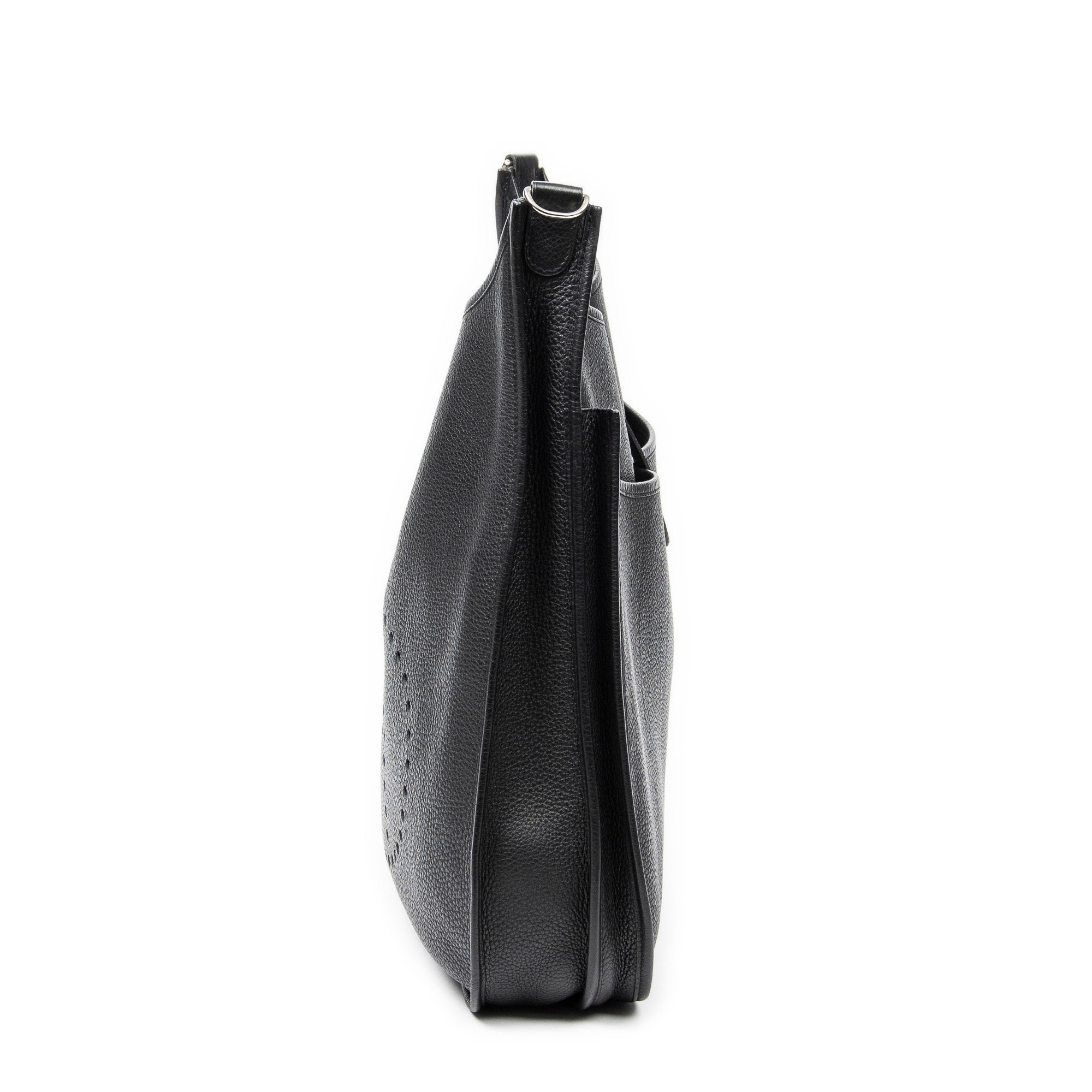 Shoulder Bag Evelyne II TGM Black Togo Leather