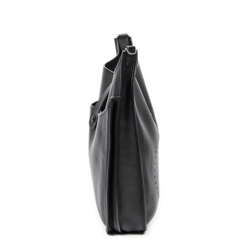 Shoulder Bag Evelyne II TGM Black Togo Leather